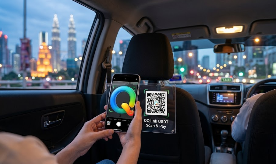 QQLink推出USDT線下支付，打造馬來西亞華人出行支付新體驗