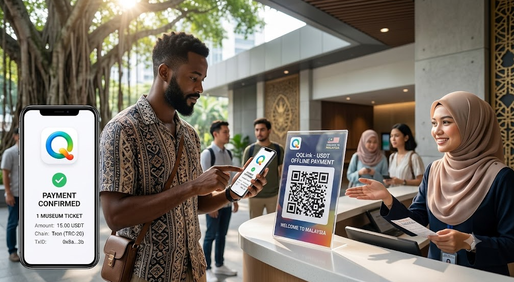 79 QQLink 登陸馬來西亞:USDT 线下支付如何重塑國際旅客的跨境體驗?