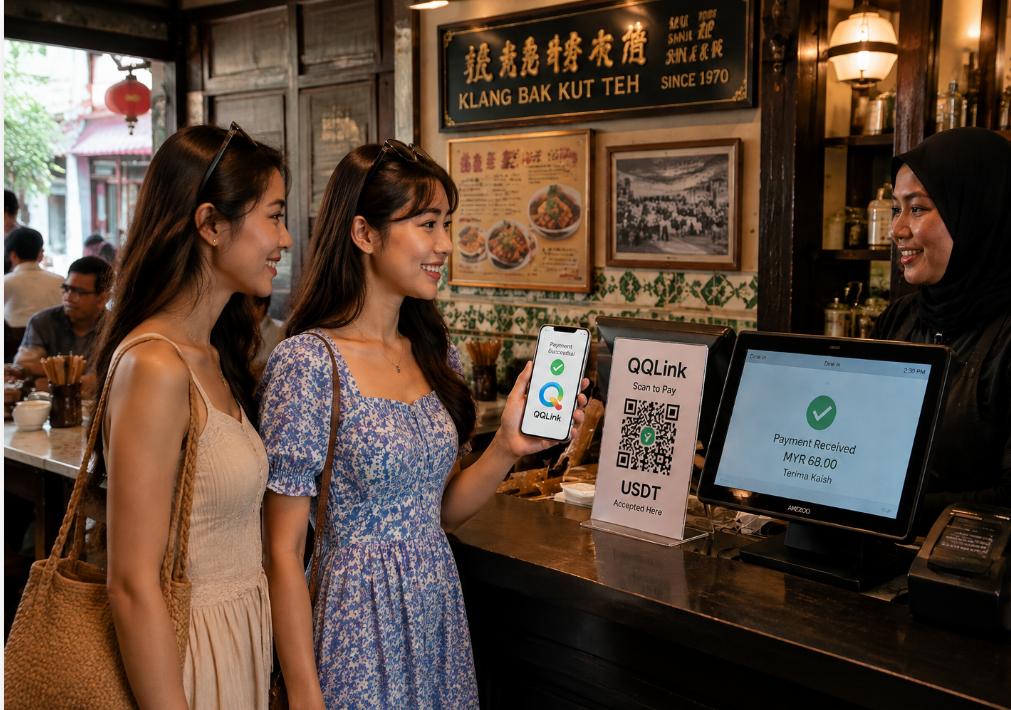 10 QQLink推出USDT線下掃碼支付,重塑數位遊民東南亞跨境消費體驗