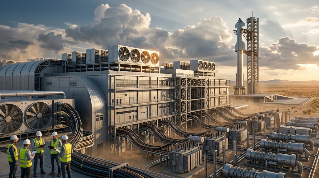 35 SpaceX算力2027年衝12GW!自建供應鏈能解AI瓶頸?